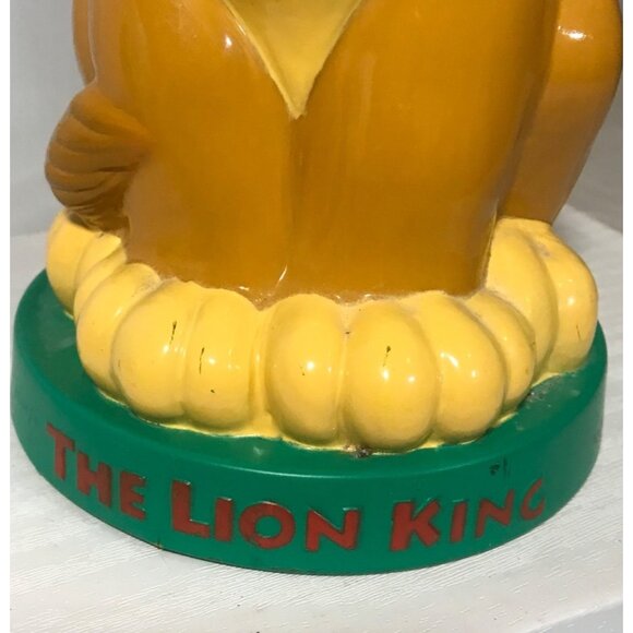 The Lion King Simba Vintage Plastic Bath Bottle Empty 8" Disney Collectible - Picture 8 of 15